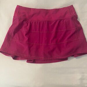 Lululemon Pace Rival Skirt - Raspberry -Regular length (not long) Size 4